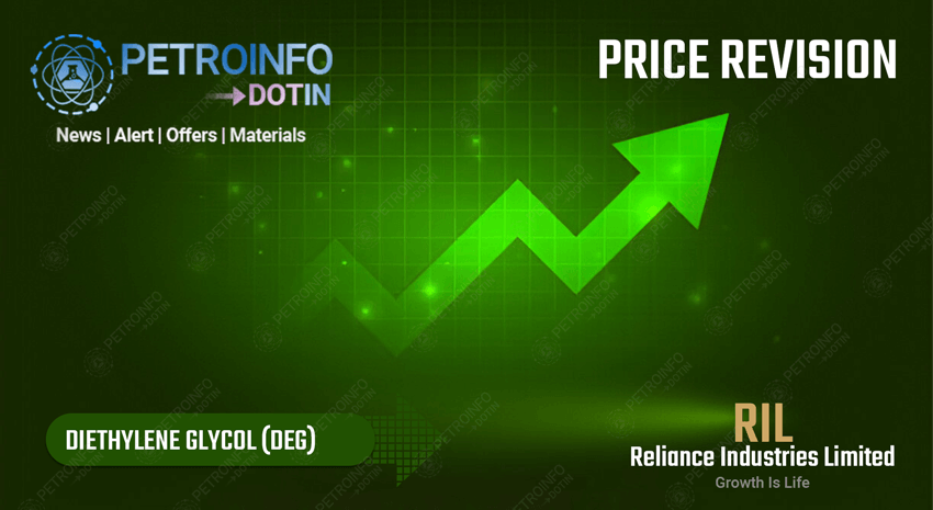 Reliance Industries Limited (RIL) Increases Diethylene glycol (DEG) Prices in Indian Market