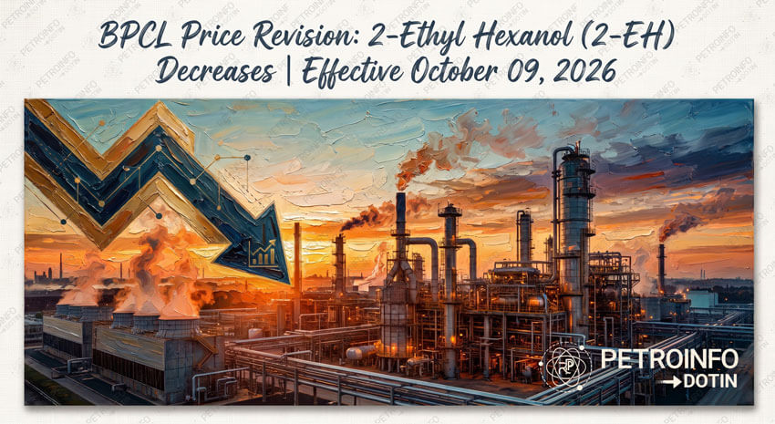 Bharat Petroleum Corporation Ltd (BPCL) Decreases 2-Ethyl hexanol (2-EH) Prices in Indian Market
