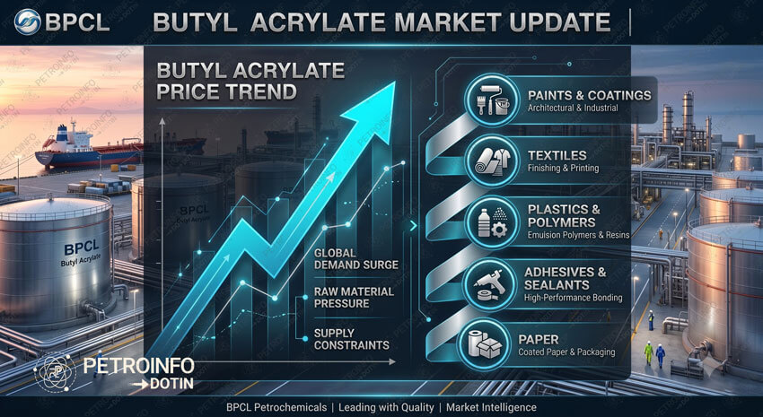Bharat Petroleum Corporation Ltd (BPCL) Increases Butyl Acrylate Prices in Indian Market