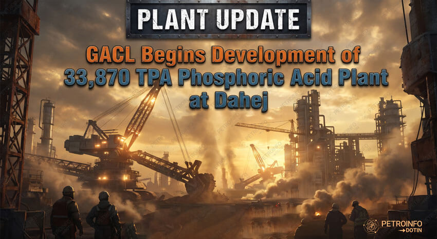 Gujarat Alkalies and Chemicals Ltd (GACL) Begins Development of 33,870 TPA Phosphoric Acid Plant at Dahej