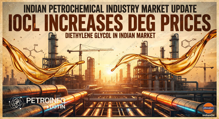 Indian Oil Corporation Limited (IOCL) Increases Diethylene glycol (DEG) Prices in Indian Market