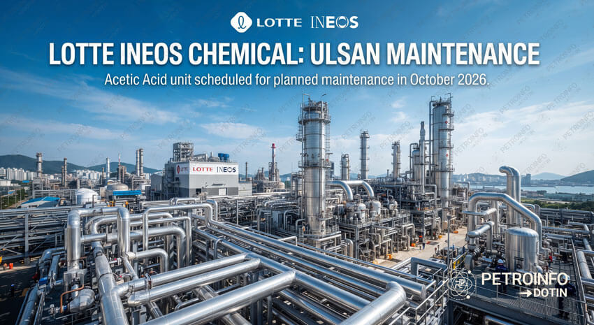 Lotte INEOS Chemical Plans Maintenance Shutdown at Ulsan Acetic Acid Unit